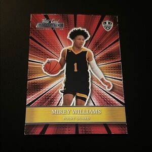 Mikey Williams Basketball Trading Card - Black & Yellow